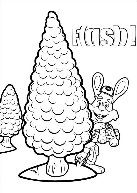 Plansa de colorat cu Roary 28 21